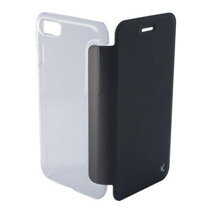 Custodia Folio per Cellulare Iphone 8 KSIX Crystal Nero - New Shop Generation