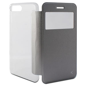 Custodia Folio per Cellulare Iphone 8 Plus/7 Plus KSIX Crystal View - New Shop Generation