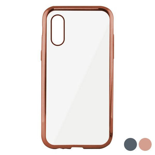 Custodia per Cellulare Iphone X/xs KSIX Flex Metal TPU Flessibile - New Shop Generation