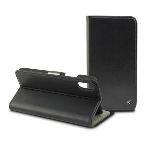 Custodia Folio per Cellulare Iphone Xs KSIX Nero - New Shop Generation