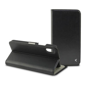 Custodia Folio per Cellulare Iphone Xs KSIX Nero - New Shop Generation