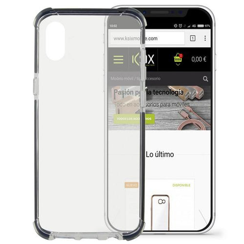 Custodia per Cellulare Iphone X KSIX Flex Armor Trasparente - New Shop Generation
