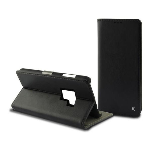 Custodia Folio per Cellulare Galaxy S9 Plus KSIX Slim Nero - New Shop Generation