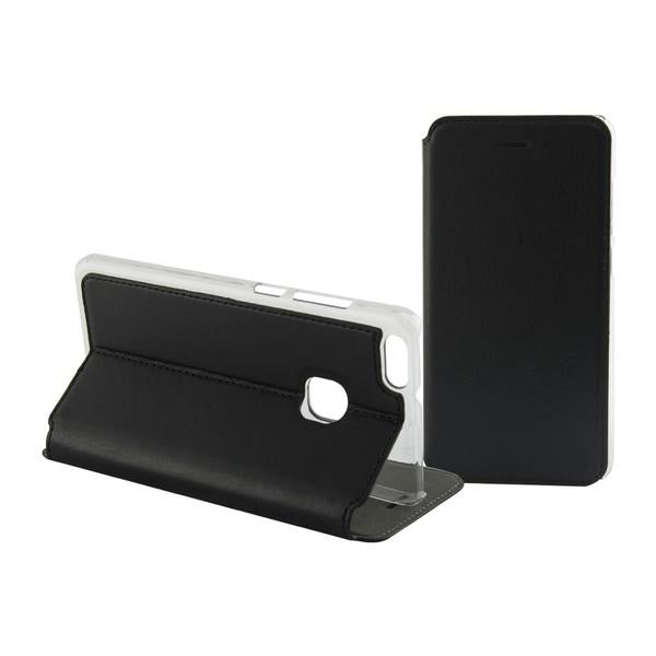 Custodia con Copertura per Cellulare Huawei P Smart Contact Slim Nero Tessile Policarbonato - New Shop Generation