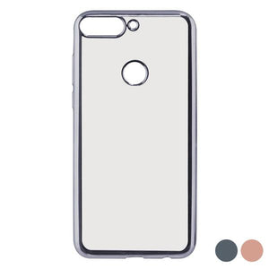 Custodia per Cellulare Huawei Y7 2018 KSIX Flex Metal TPU Flessibile - New Shop Generation