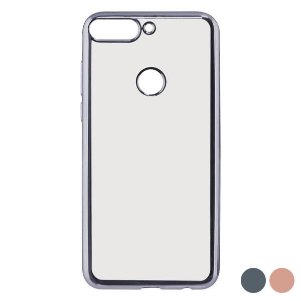 Custodia per Cellulare Huawei Y7 2018 KSIX Flex Metal TPU Flessibile - New Shop Generation