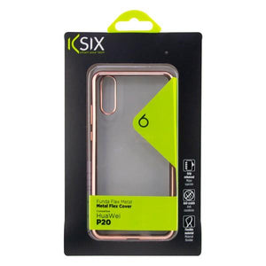 Custodia per Cellulare Huawei P20 KSIX Flex Metal TPU Flessibile - New Shop Generation
