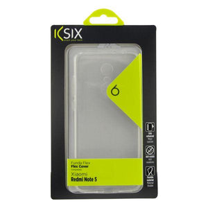 Custodia per Cellulare Xiaomi Redmi Note 5 KSIX Flex TPU Trasparente - New Shop Generation
