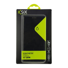 Carica l&#39;immagine nel visualizzatore di Gallery, Custodia Folio per Cellulare Huawei Y7 2018 KSIX Nero - New Shop Generation
