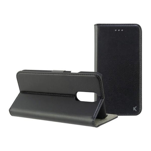 Custodia Folio per Cellulare Lg Q7 KSIX Nero - New Shop Generation