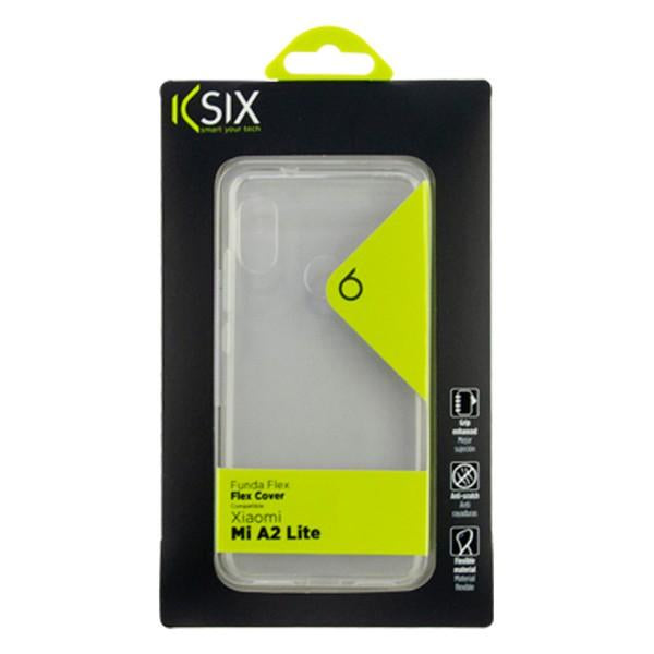Custodia per Cellulare Xiaomi Mi A2 Lite KSIX Flex Trasparente - New Shop Generation