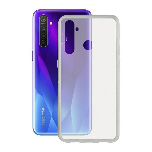 Custodia per Cellulare con Bordo TPU Realme 5 Pro Contact Flex Trasparente - New Shop Generation