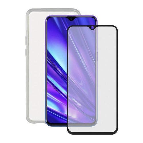 Protettore Schermo Vetro Temprato per Cellulare + Custodia per Cellulare Realme 5 Pro Contact - New Shop Generation