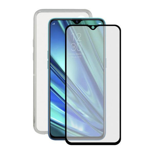 Protettore Schermo Vetro Temprato per Cellulare + Custodia per Cellulare Realme X2 Pro Contact - New Shop Generation