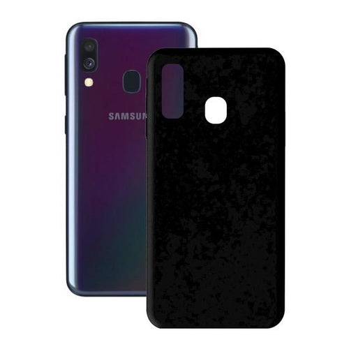 Custodia per Cellulare Samsung Galaxy A40 KSIX Soft Cover TPU Nero - New Shop Generation