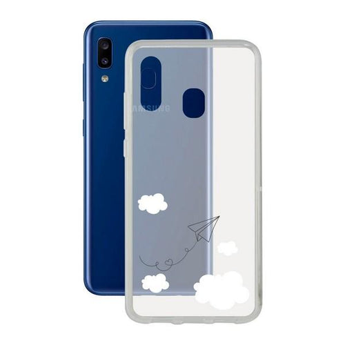 Custodia per Cellulare Samsung Galaxy A20 KSIX Flex TPU Trasparente - New Shop Generation