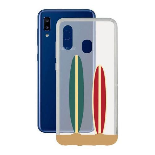 Custodia per Cellulare Samsung Galaxy A20 KSIX Flex TPU Trasparente - New Shop Generation
