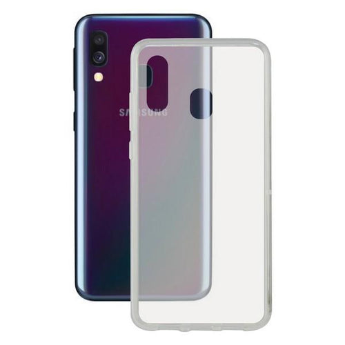 Custodia per Cellulare Galaxy A40 KSIX Flex Trasparente - New Shop Generation