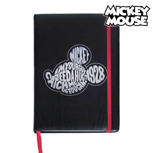 Agenda con Segnalibro Mickey Mouse A5 Nero - New Shop Generation