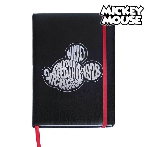 Agenda con Segnalibro Mickey Mouse A5 Nero - New Shop Generation