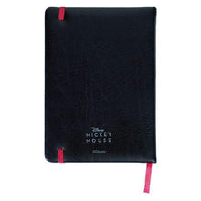 Carica l&#39;immagine nel visualizzatore di Gallery, Agenda con Segnalibro Mickey Mouse A5 Nero - New Shop Generation