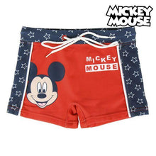 Carica l'immagine nel visualizzatore di Gallery, Costume da Bagno Boxer per Bambini Mickey Mouse Rosso Azzurro