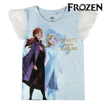 Carica l'immagine nel visualizzatore di Gallery, Maglia a Maniche Corte per Bambini Frozen Azzurro chiaro