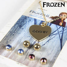 Carica l'immagine nel visualizzatore di Gallery, Parure Collana e Orecchini Frozen 71365 Dorato - New Shop Generation
