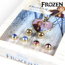 Carica l'immagine nel visualizzatore di Gallery, Parure Collana e Orecchini Frozen 71365 Dorato - New Shop Generation