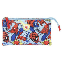 Carica l&#39;immagine nel visualizzatore di Gallery, Astuccio Scuola Spiderman Azzurro - New Shop Generation