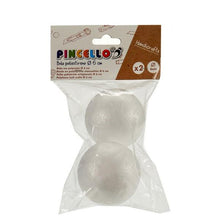 Carica l'immagine nel visualizzatore di Gallery, Materiale per Lavori Fai da Te (2 Pezzi) polistirene (Ø 6 cm) - New Shop Generation
