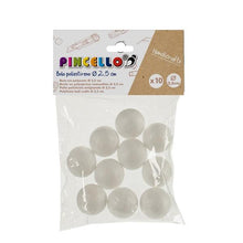Carica l'immagine nel visualizzatore di Gallery, Materiale per Lavori Fai da Te 10 (10 Pezzi) polistirene (Ø 2,5 cm) - New Shop Generation