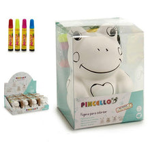 Carica l'immagine nel visualizzatore di Gallery, Salvadanaio PVC Pennarelli (9,5 x 12 x 9 cm) - New Shop Generation