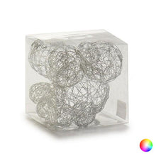 Carica l'immagine nel visualizzatore di Gallery, Sfera Decorativa Oro Argento Filo di ferro (9,5 x 9,5 x 9,5 cm) - New Shop Generation