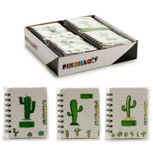 Carica l&#39;immagine nel visualizzatore di Gallery, Agenda Cactus (12 x 1 x 9,2 cm) - New Shop Generation