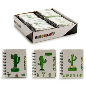 Agenda Cactus (12 x 1 x 9,2 cm) - New Shop Generation