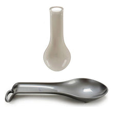 Carica l'immagine nel visualizzatore di Gallery, Poggiamestolo Bianco Argento Plastica (11 x 3 x 26 cm) - New Shop Generation