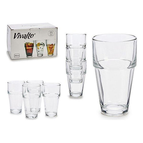 Bicchiere Vivalto Trasparente 370 ml (15,5 x 14 x 22,5 cm) - New Shop Generation