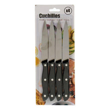 Carica l'immagine nel visualizzatore di Gallery, Set di Coltelli Nero (1,3 x 28 x 11 cm) (4 pcs) - New Shop Generation