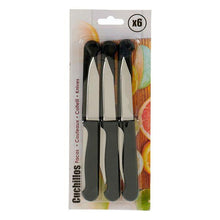 Carica l'immagine nel visualizzatore di Gallery, Set di Coltelli Nero (1,2 x 24 x 9,5 cm) (6 pcs) - New Shop Generation