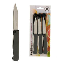 Carica l'immagine nel visualizzatore di Gallery, Set di Coltelli Nero (1,2 x 24 x 9,5 cm) (6 pcs) - New Shop Generation