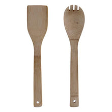 Carica l'immagine nel visualizzatore di Gallery, Set di Utensili da Cucina (2 Pezzi) 30 cm Bambù - New Shop Generation