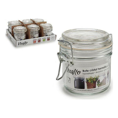 Barattolo di Vetro Trasparente (8,5 x 8,5 x 11,5 cm) - New Shop Generation