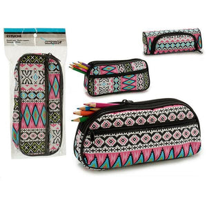 Astuccio Scuola Rosa (4,5 x 11 x 22 cm) - New Shop Generation