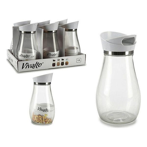 Barattolo di Vetro 1500 ml (12 x 24,5 x 12 cm) - New Shop Generation