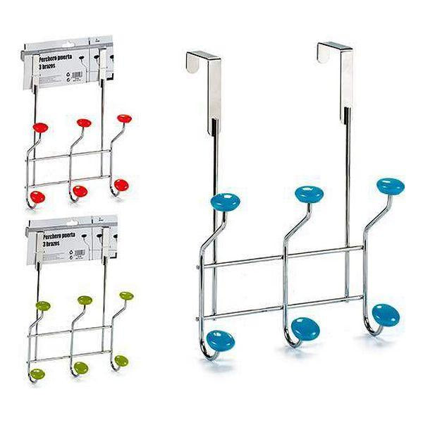 Appendiabiti per Porte (12,5 x 30 x 22,5 cm) Triplo - New Shop Generation