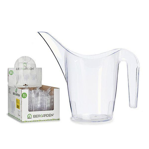 Annaffiatoio Trasparente Plastica Trasparente (1L) (13 x 20 x 26 cm) - New Shop Generation