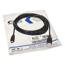 Carica l'immagine nel visualizzatore di Gallery, Cavo USB 2.0 A con Mini USB B NANOCABLE 10.01.0402 1,8 m Nero - New Shop Generation