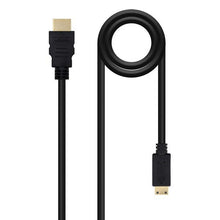 Carica l'immagine nel visualizzatore di Gallery, Cavo HDMI a Mini HDMI NANOCABLE 10.15.0902 1,8 m Nero - New Shop Generation