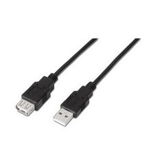 Carica l'immagine nel visualizzatore di Gallery, Cavo Prolunga NANOCABLE 10.01.0203-BK 1,8 m USB Maschio Femmina Nero - New Shop Generation